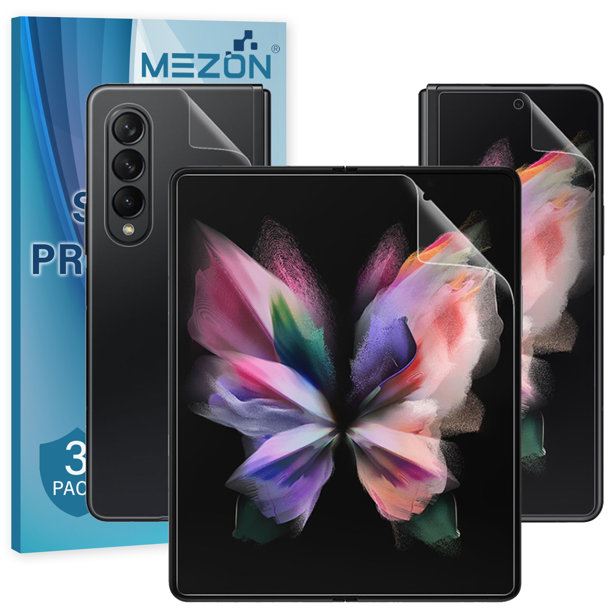 Buy [3x in 1] Samsung Galaxy Z Fold4 Premium Clear Edge-to-Edge Full ...
