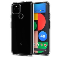 Google Pixel 4a 5G (6.2”) Ultra Slim Premium Crystal Clear TPU Gel Back Case by MEZON – Shock Absorption, Wireless Charging Compatible (Pixel 4a 5G, Gel)