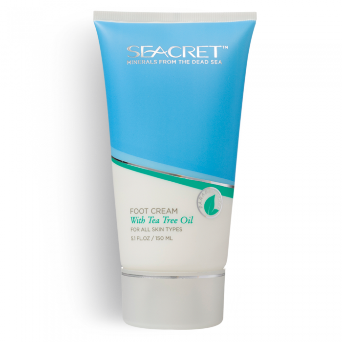 SEACRET™ Foot Cream With Tea Tree Oil Moisturising Rich Nourishing 150ml