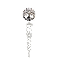 56cm Tree of Life Crystal Vortex Spinner, Illusion Decor - Sun Catcher
