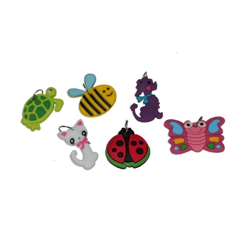 Buy ASAH Cute Animal Charms for Looming 6pce will Suit All Type of Loom