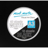 Mont Marte Art Traveller A3 B & W 55 sheet