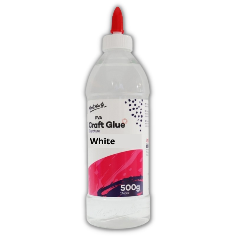 Buy Mont Marte White PVA Craft Glue 500g with Nozzle Applicator MyDeal