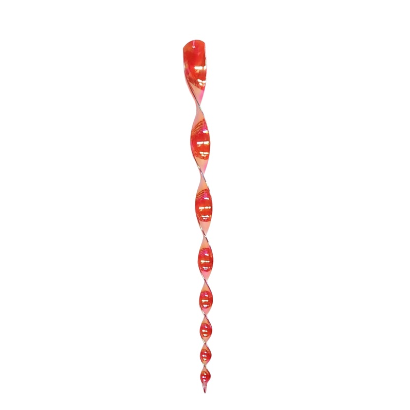 Buy Wind Spinner Rod Red Reflective Spiral Bird Deterrent Rotating