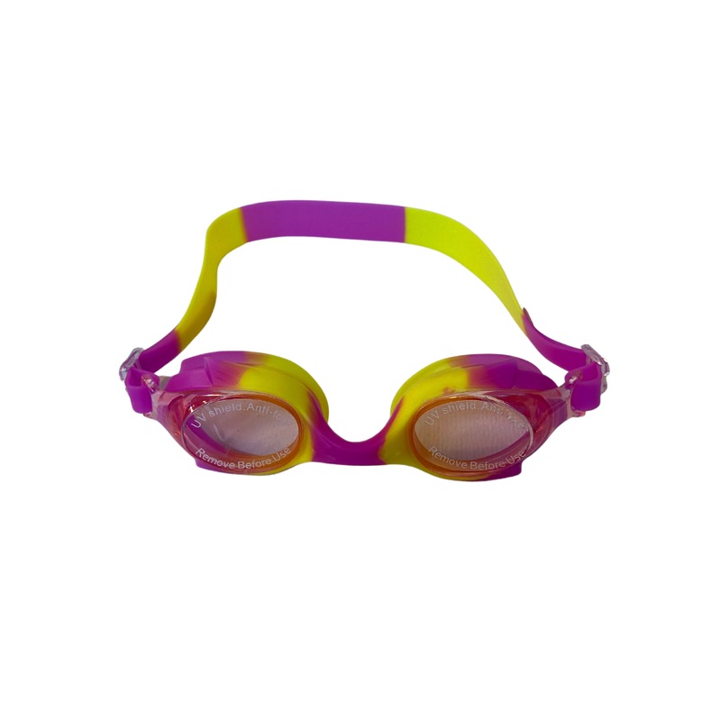 Buy Zoto Kids Swimming Goggles Yellow Blue Silicone UV Shield & Anti