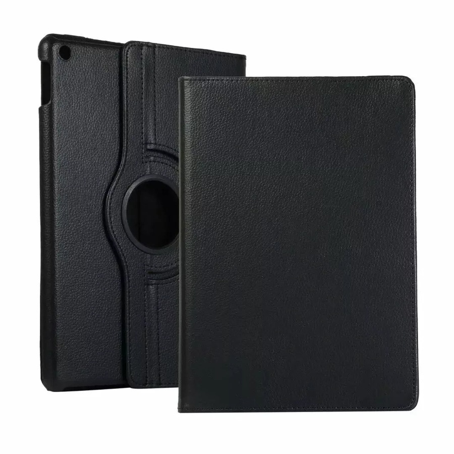 360 Rotating Leather Smart Case Cover For iPad Pro 9.7" - Black