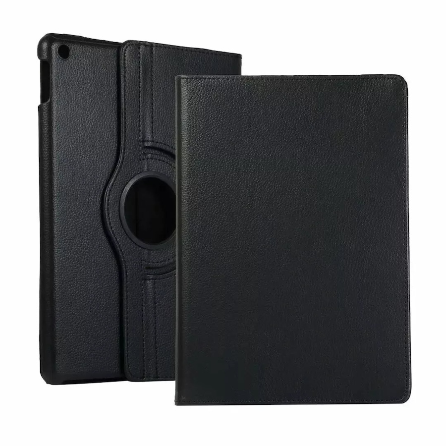 360 Rotating Leather Smart Case Cover For iPad Pro 9.7" - Black