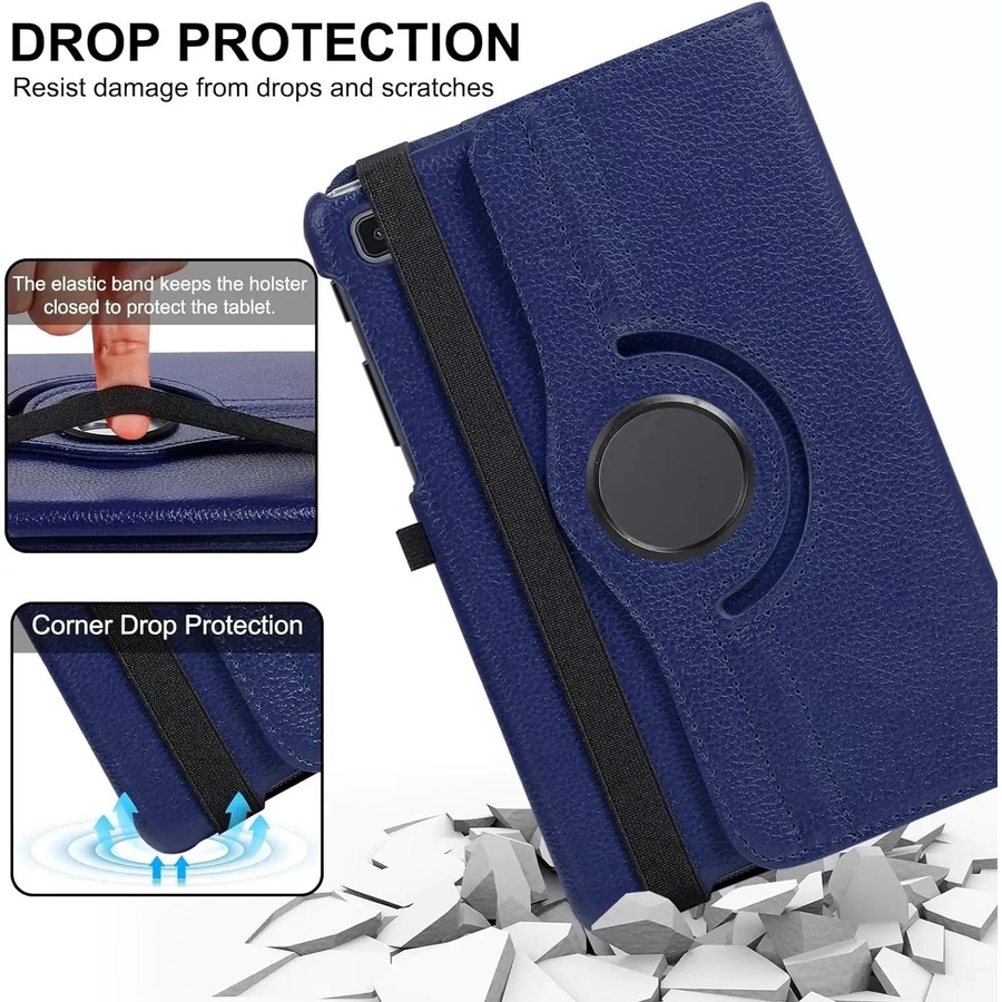 360 Rotating Leather Smart Case Cover For iPad Pro 9.7" - Black