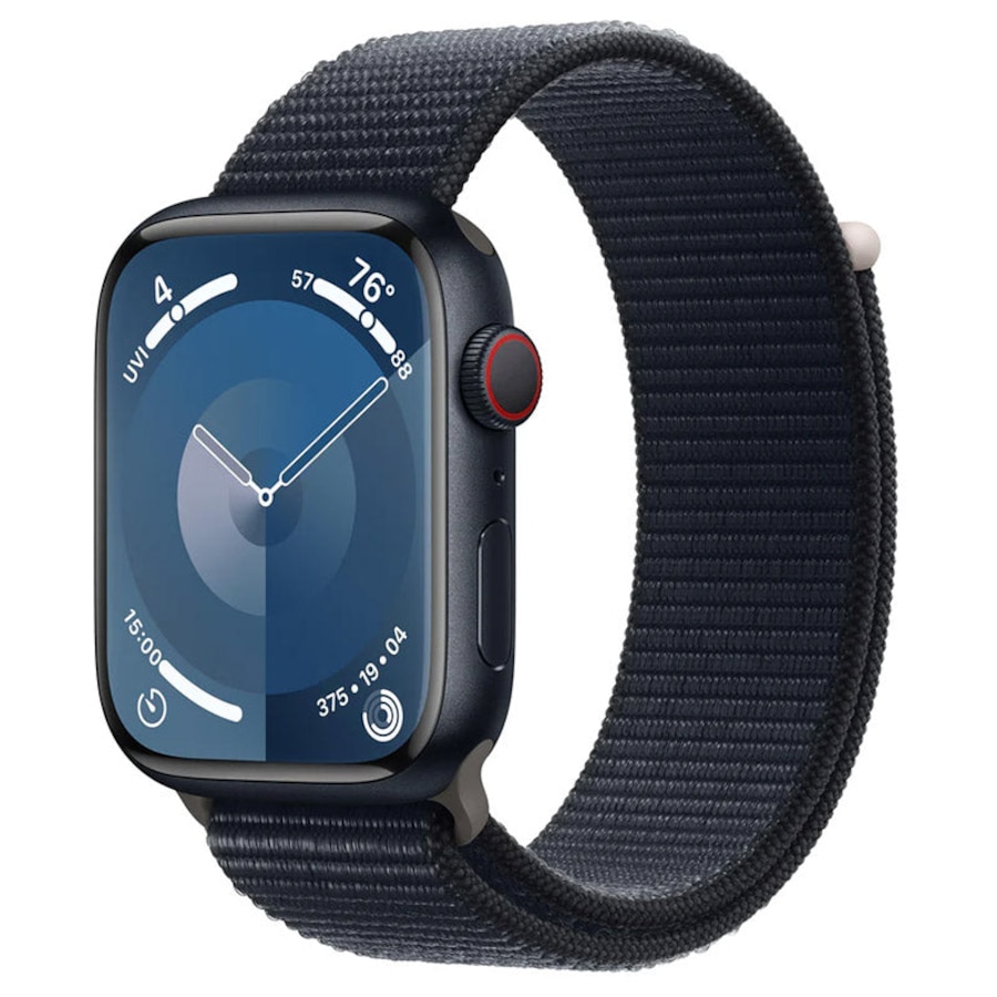Apple Watch Series 9 GPS + Cellular MRHU3ZP/A 41mm Midnight Aluminium Case with Midnight Sport Loop
