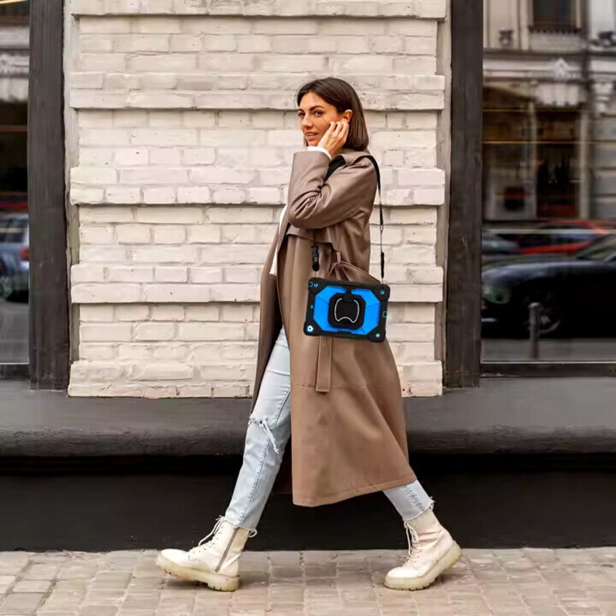 For iPad 6th Gen 9.7" Case Kids Heavy Duty Shockproof Cover - Green - Black