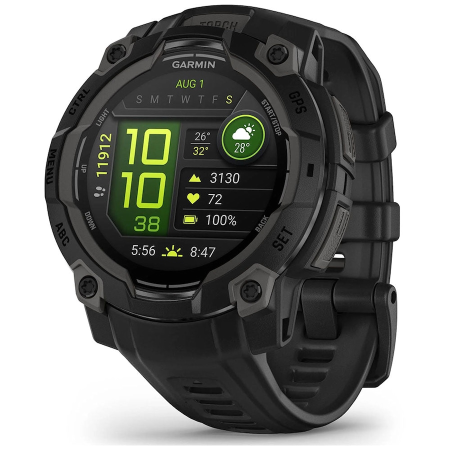 Garmin Instinct 3 (AMOLED Rugged GPS Smartwatch 50mm) - Black