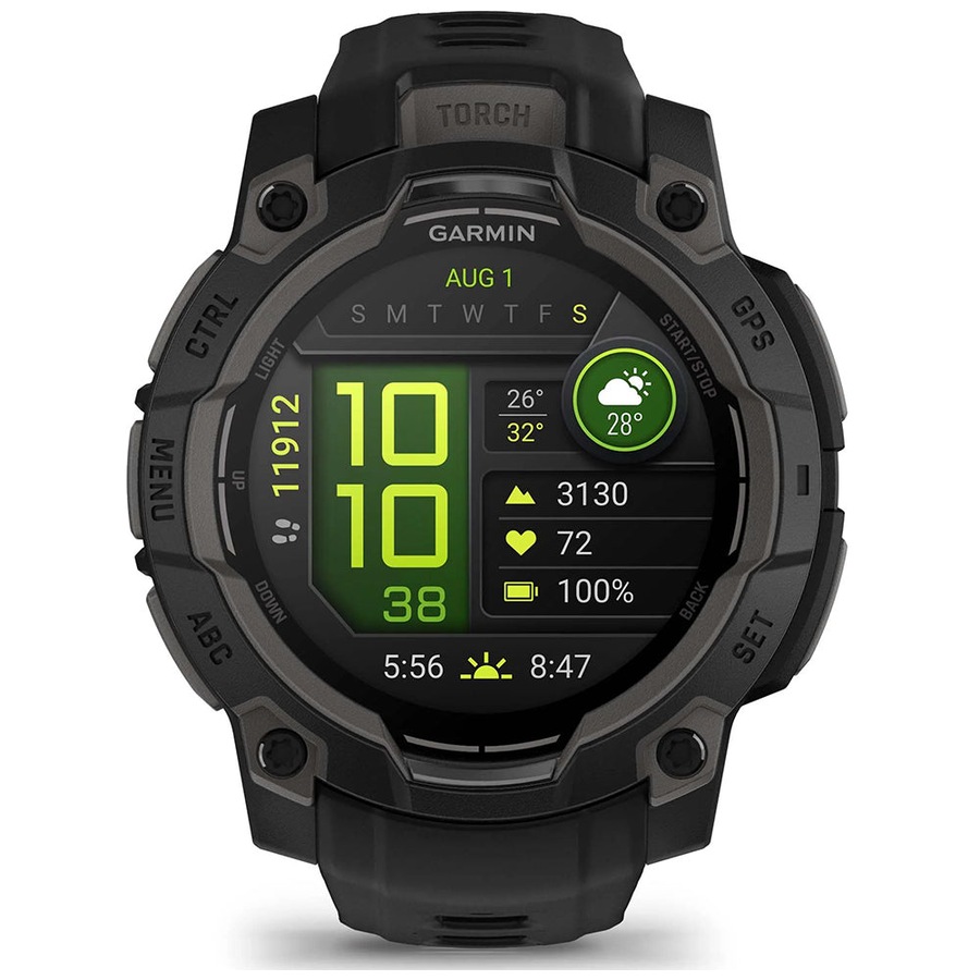 Garmin Instinct 3 (AMOLED Rugged GPS Smartwatch 50mm) - Black