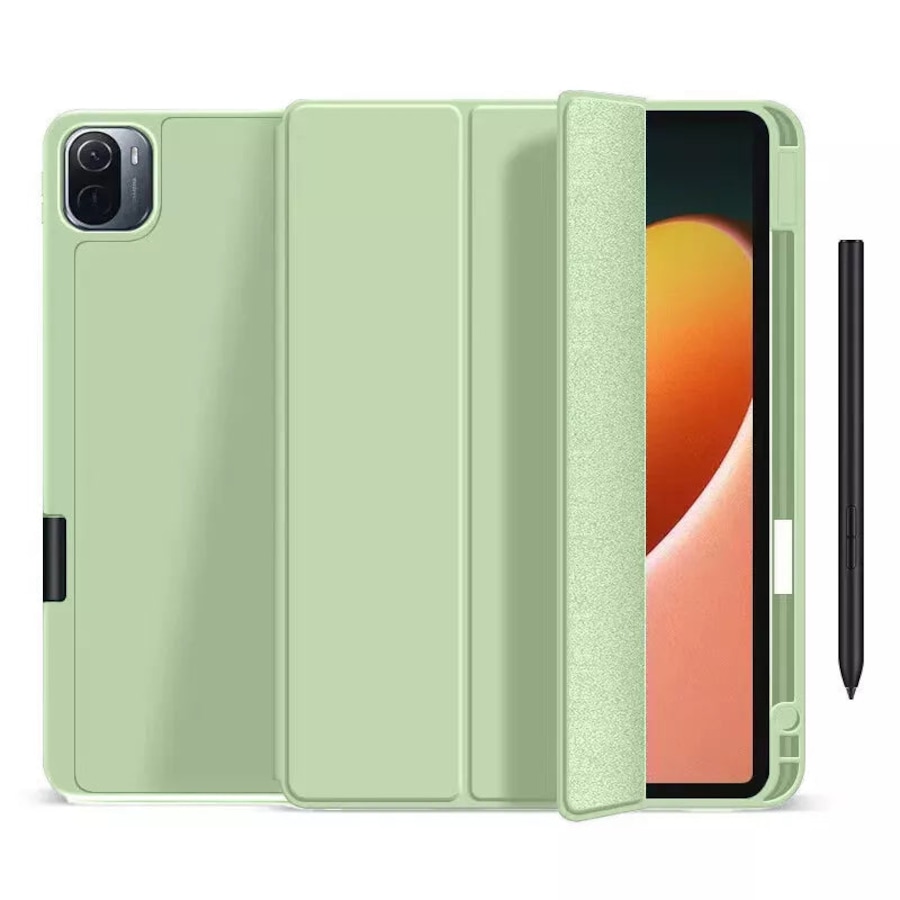 Shockproof Smart Cover TPU Case For iPad Air 4th Gen 10.9" Pen Slot - Matcha Green