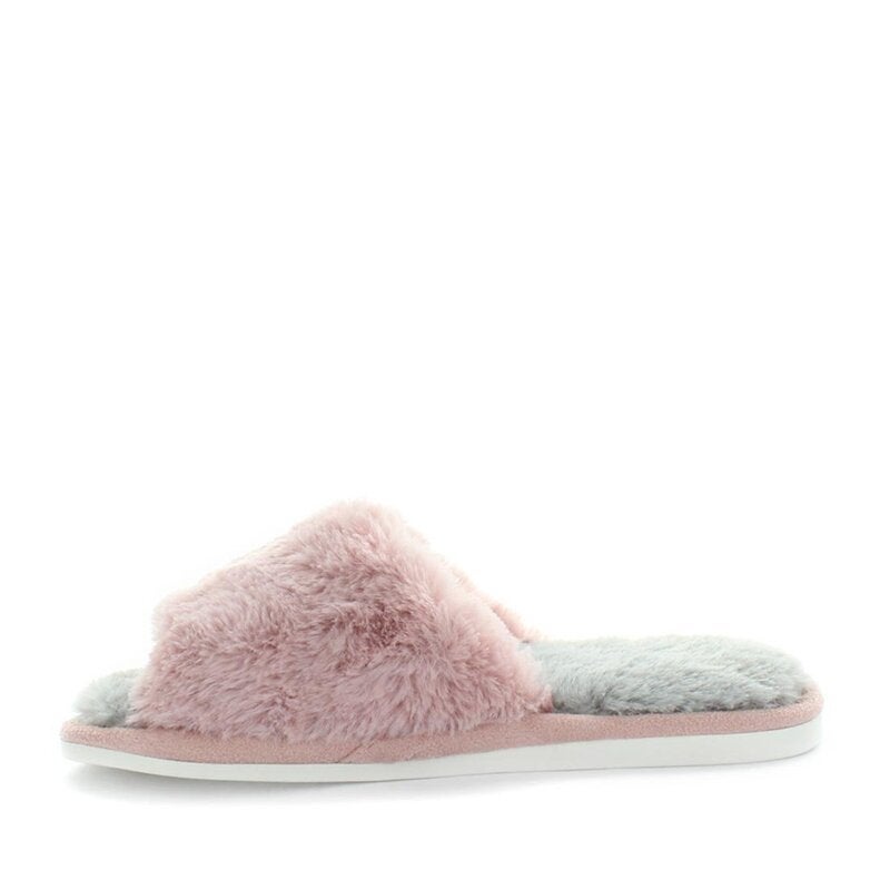 NEW Panda Elbe Slipper Slide On Style For Quick On/Off With Faux Fur Materials