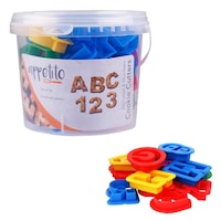 Appetito Alphabet & Number Cookie Cutter Set 36pc