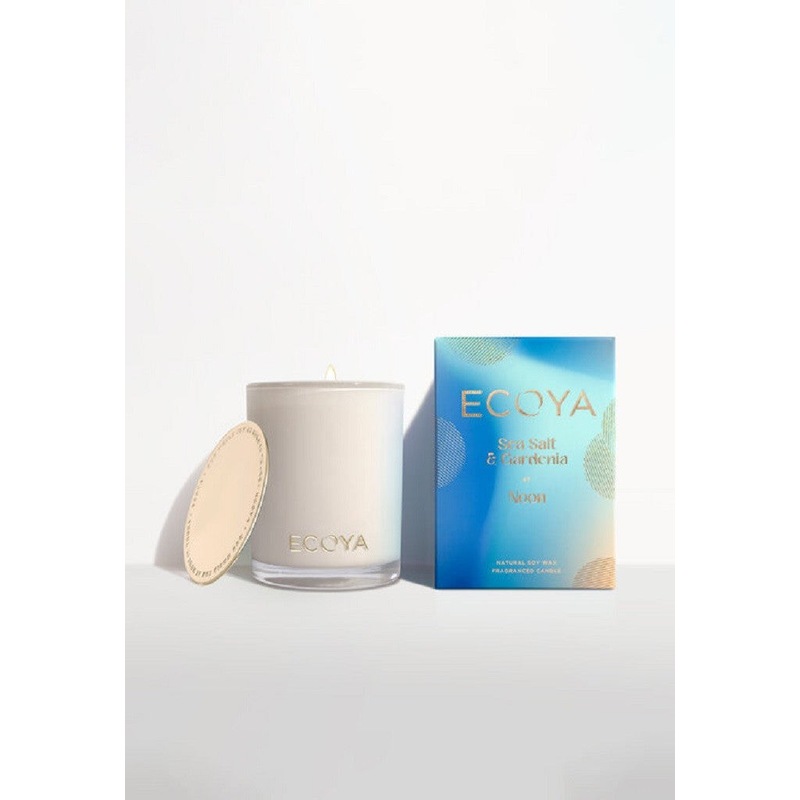 Buy Ecoya Christmas Madison Candle 400g, Sea Salt & Gardenia MyDeal