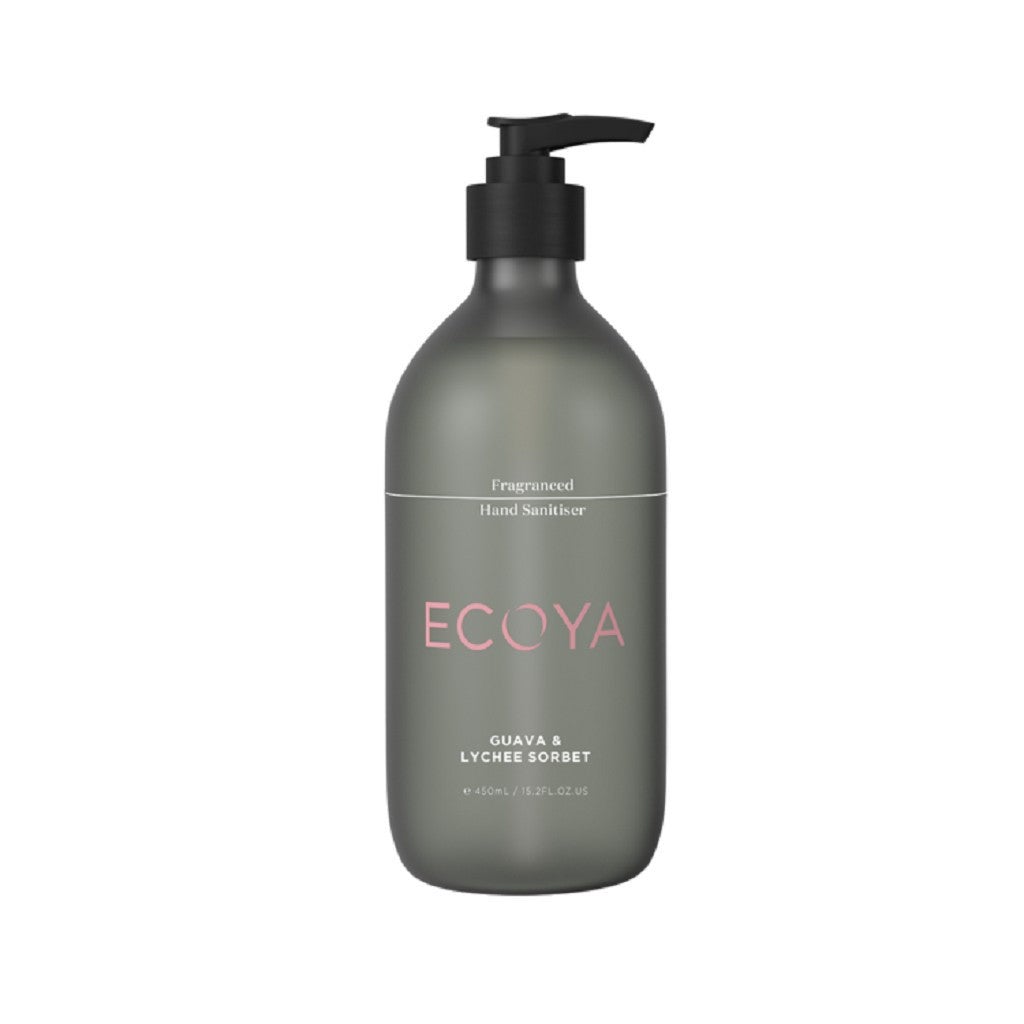 Ecoya Hand Sanitiser 450ml - Guava & Lychee