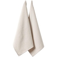 Ladelle Eco Recycled Natural 2pk Kitchen Tea Towel
