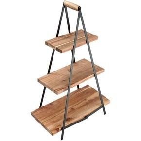 Ladelle Serve & Share Acacia Serving Tower 3 Tier