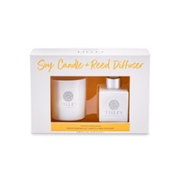 Tilley Classic White - Gift Set Diff & Candle - Tahitian Frangipani