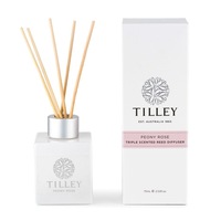 Tilley Classic White - Reed Diffuser 75ml - Peony Rose