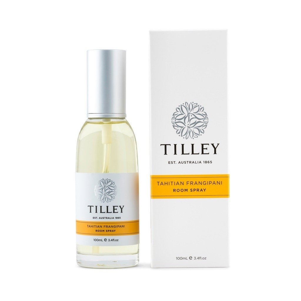 Tilley Classic White - Room Spray 100ml - Tahitian Frangipani