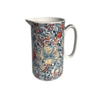 Fine China Milk Jug Blue Lily Design Heritage Brand Gift BOXED New 600ml 21oz
