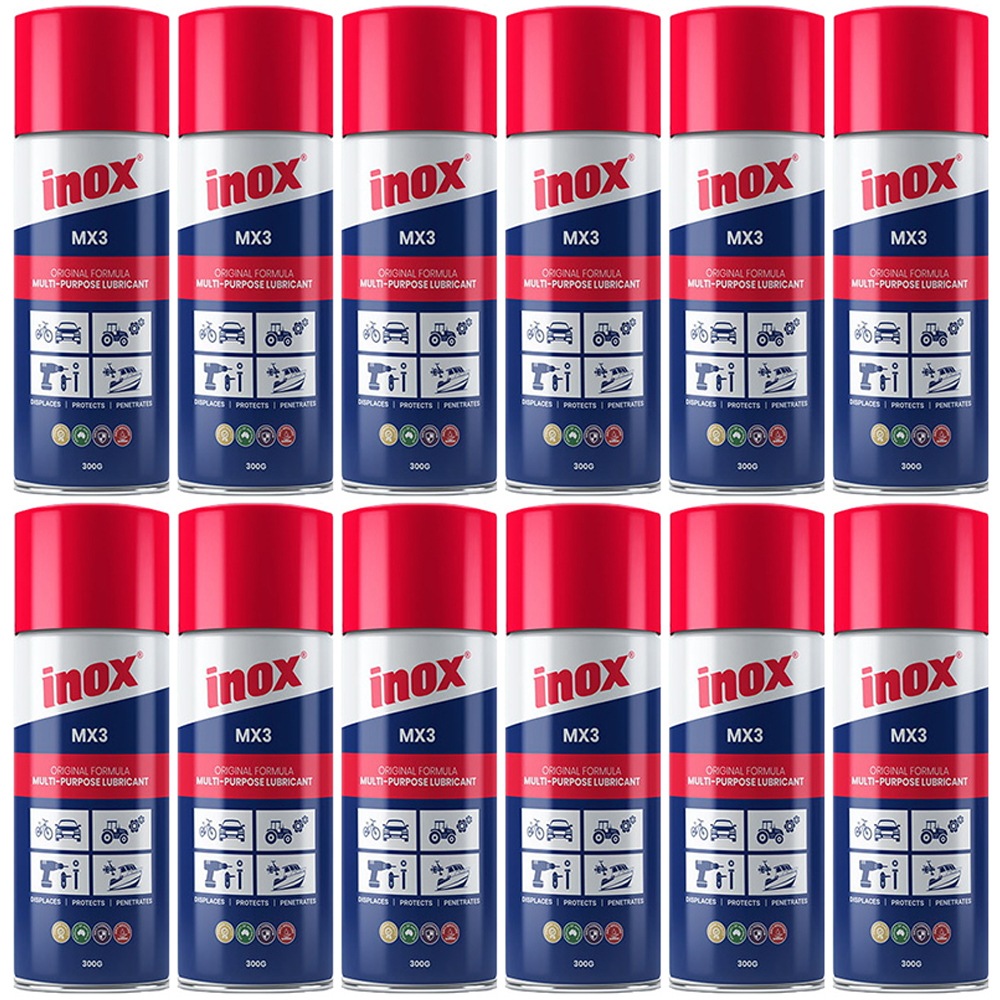 12 PACK INOX MX3 ORIGINAL FORMULA LUBRICANT AEROSOL 300g (MG-44200x12)