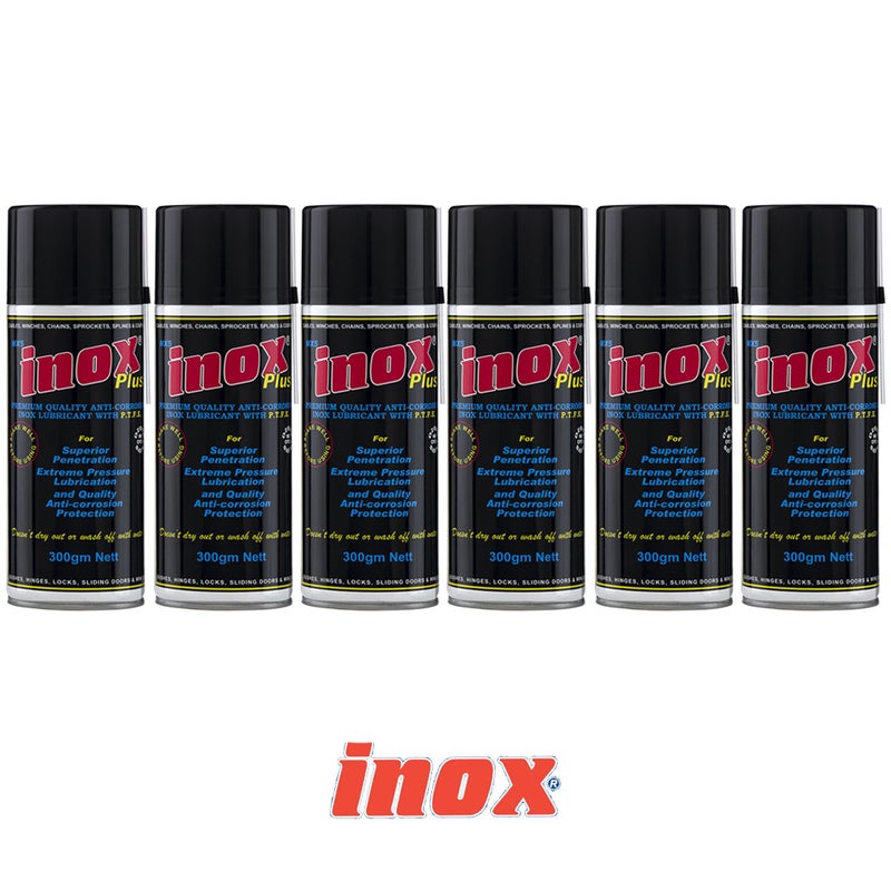 Buy 6 Pack Inox MX5 Plus Anti-Corrosion Protection Lubricant Spray 300g (MX5-300x6)  - MyDeal