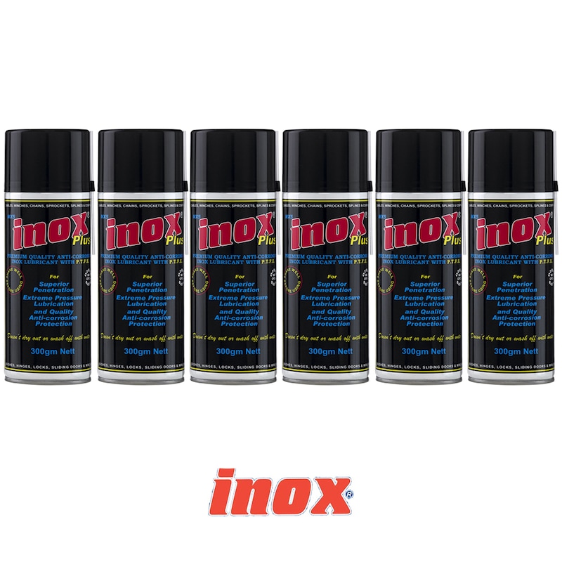 Buy 6 Pack Inox MX5 Plus Anti-Corrosion Protection Lubricant Spray 300g (MX5-300x6) - MyDeal Buy 6 Pack Inox MX5 Plus Anti-Corrosion Protection Lubricant Spray 300g (MX5-300x6) - MyDeal