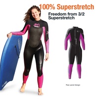 ADRENALIN RADICAL-X STEAMER LADIES WETSUIT - SMOOTHIE CHEST