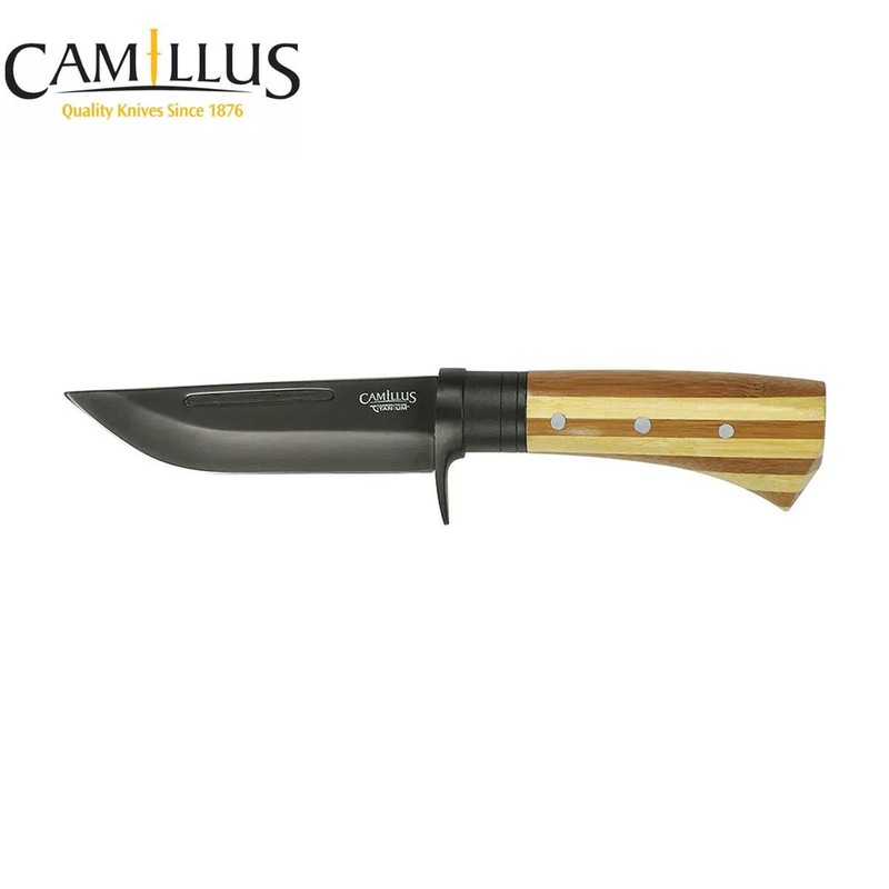 Buy Camillus 9" Fixed Blade Knife Wood Handle Black Finish (CA18538