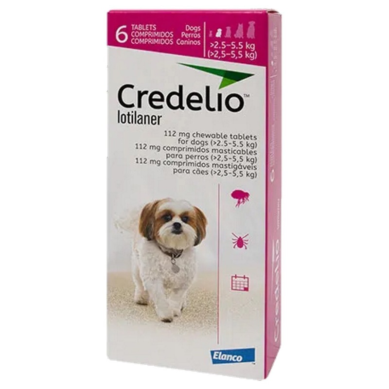 Buy Credelio Ticks & Fleas Treatment Chewable Tablets for Dogs 2.55