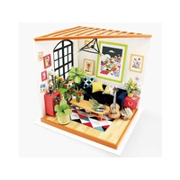 DIY Mini House Locus Sitting 3D Puzzle (ROB164923)