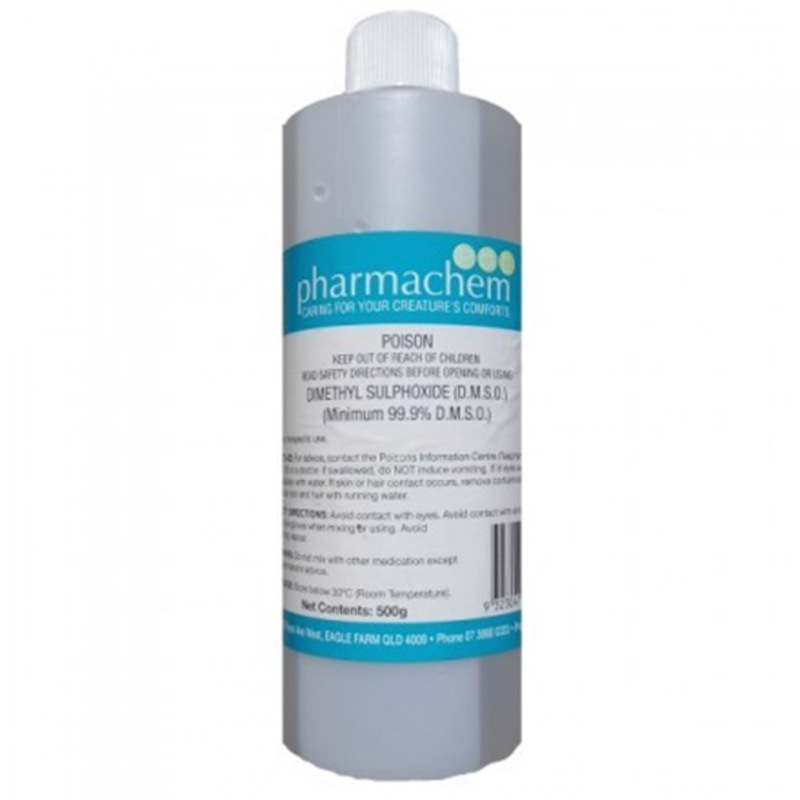 Pharmachem DMSO Dimethyl Sulfoxide Horse Liniment Cerebral Endema 500g