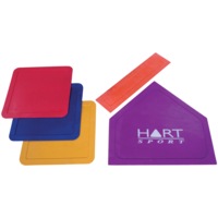 HART COLOUR BASE SET - FIVE COLOUR RUBBER BASES FOR SETTING UP A DIAMOND (5-975)