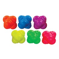 HART NEON REACTION BALL SET - BRIGHT, FUN, RUBBER BALLS (16-053)