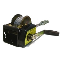 JARRETT BRAKE WINCH 10:1 - 7.5M X 6MM CABLE & SNAP HOOK (WB-F18260) BOATING