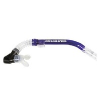 LAND & SEA CLEARWATER DRYTIP PURGE SNORKEL - FABULOUS SPLASH GUARD & PURGE