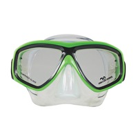 LAND & SEA CLEARWATER SILICONE MASK & SNORKEL SET - MANY COLOURS AVAILABLE