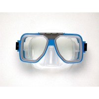 LAND & SEA DIPLOMAT TWIN LENS CLEAR SILICONE MASK - QUALITY SILICONE RUBBER