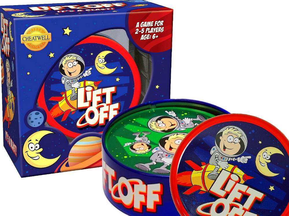 LIFT OFF CARD GAME IN TIN (CHE22314)
