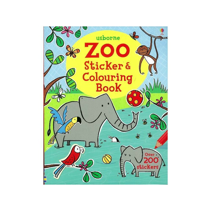 Buy ZOO STICKER & COLOURING BOOK (USB584339) MyDeal