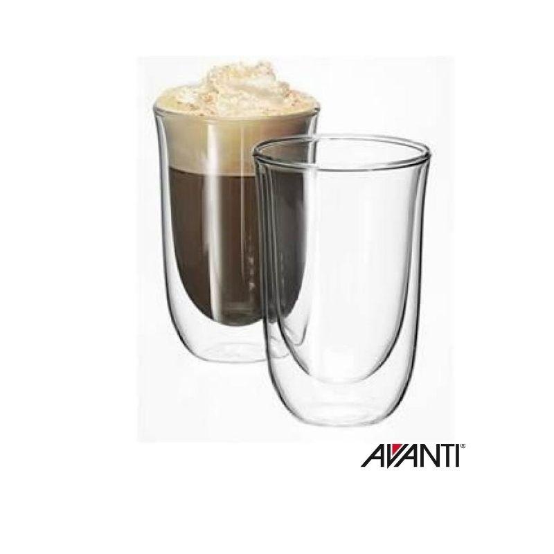 Buy Avanti Caffe Twin Wall Glasses Set Of 2 400ml Mydeal