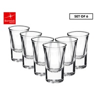 Bormioli Rocco Dublino Shot Glasses 34ml - Set of 6 (Made in Italy)