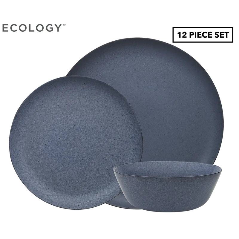 Buy Ecology Malta Dinner Set 12pc Denim MyDeal