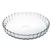 O'Cuisine Glass Flan Dish 27x4cm