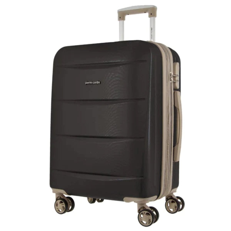 Buy Pierre Cardin Hard Shell 4 Wheel Suitcase Large Black