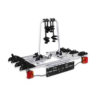 Sir John's Gifts Bicycle Carrier Rack w/ Tow Ball Mount-Black & Silver