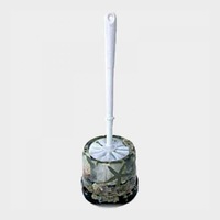Sand and Shell Bluewash Toilet Brush and Holder